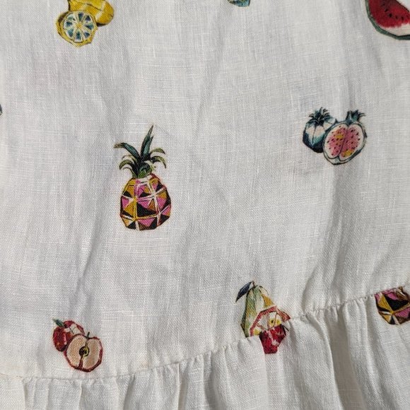 Zara Fruit Pattern Off the Shoulder top - Picture 6 of 7